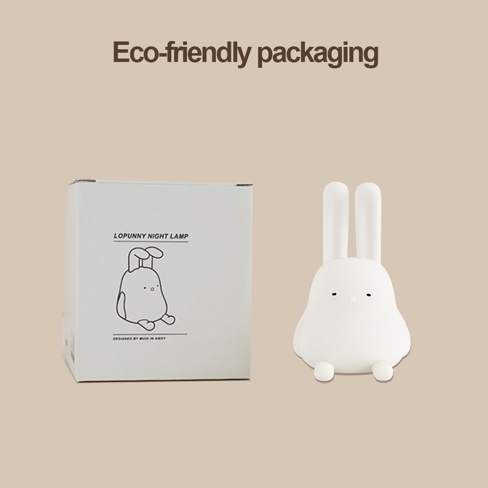 Adorable Bunny Lamp - Kawaii LED Nightlight with Phone Stand & Timer, Perfect for Kids and Adults! Ideal Gift for Any Occasion!